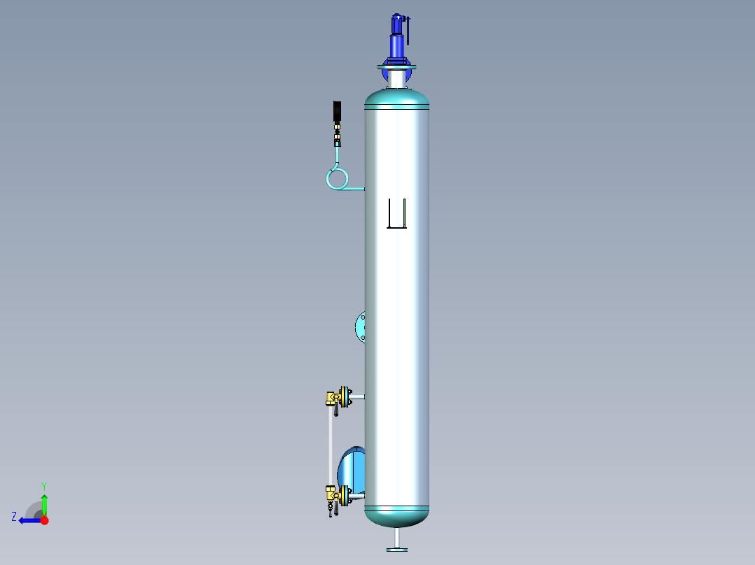 排污分离器右视图