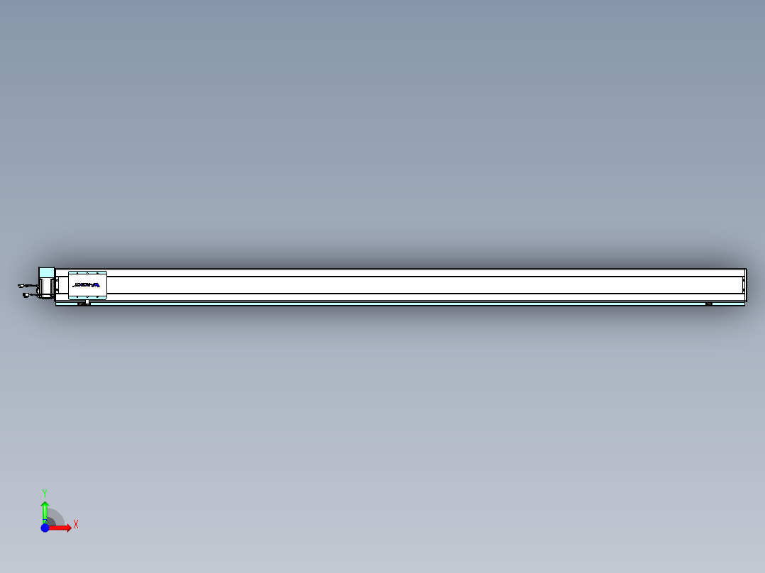 威洛博VBC同步带传动一无尘环境VBC14-L45-S2600-BRU-ZP40-C3前视图