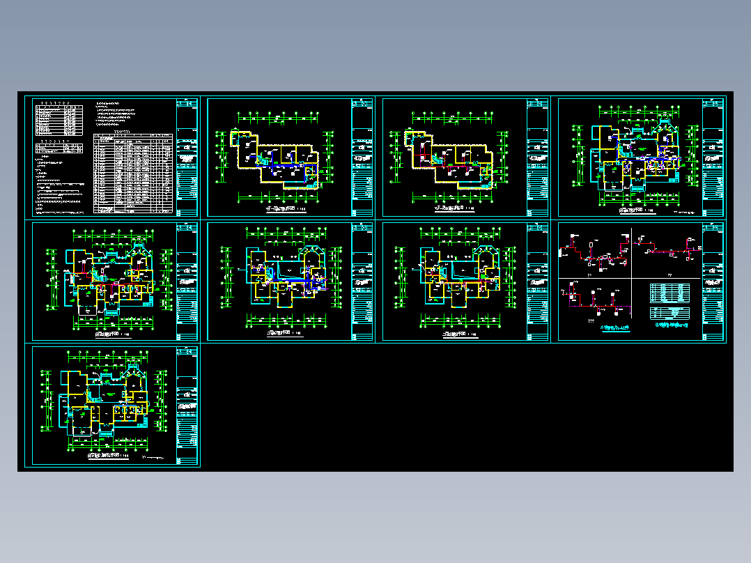 某别墅户式中央空调图