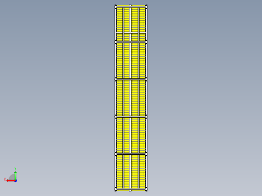 5米滚筒输送机conveyor-free-5m-STP后视缩略图