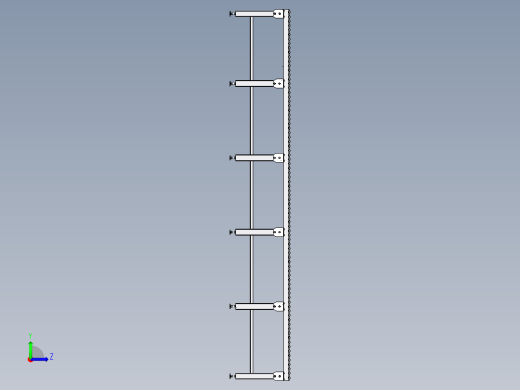 5米滚筒输送机conveyor-free-5m-STP左视缩略图