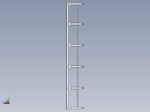 5米滚筒输送机conveyor-free-5m-STP右视缩略图