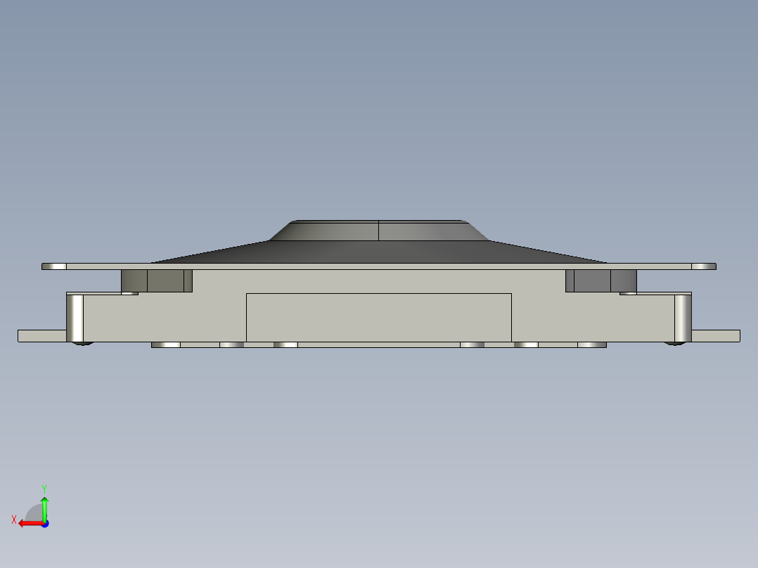 12.6㎜ x 1.6㎜ SMD轻触开关后视图