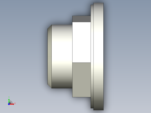 襯套&螺帽VCK.362-3D多系列多零件图纸模型前视缩略图