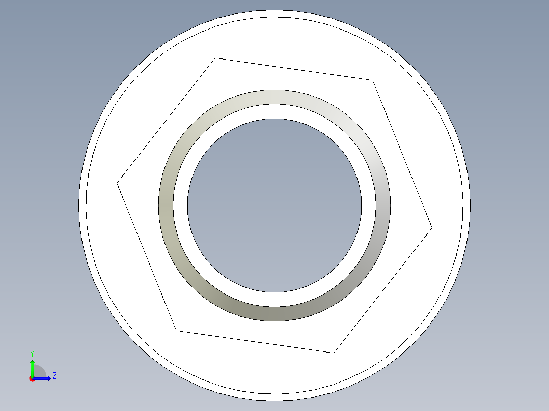 襯套&螺帽VCK.362-3D多系列多零件图纸模型左视图