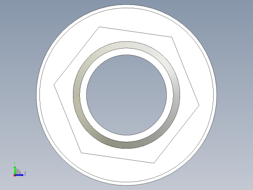 襯套&螺帽VCK.362-3D多系列多零件图纸模型左视缩略图