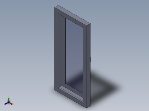 窗户3正等轴测缩略图