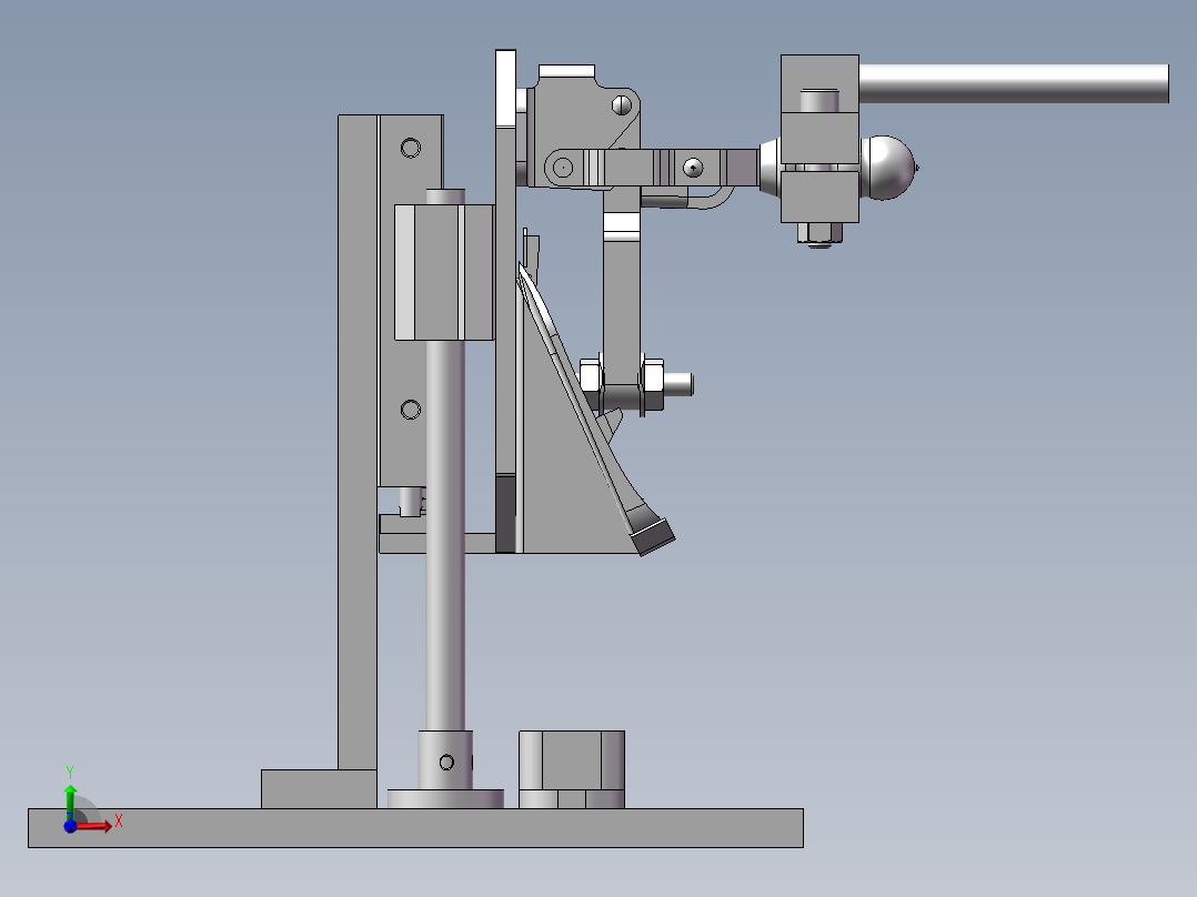 组装压合机前视图