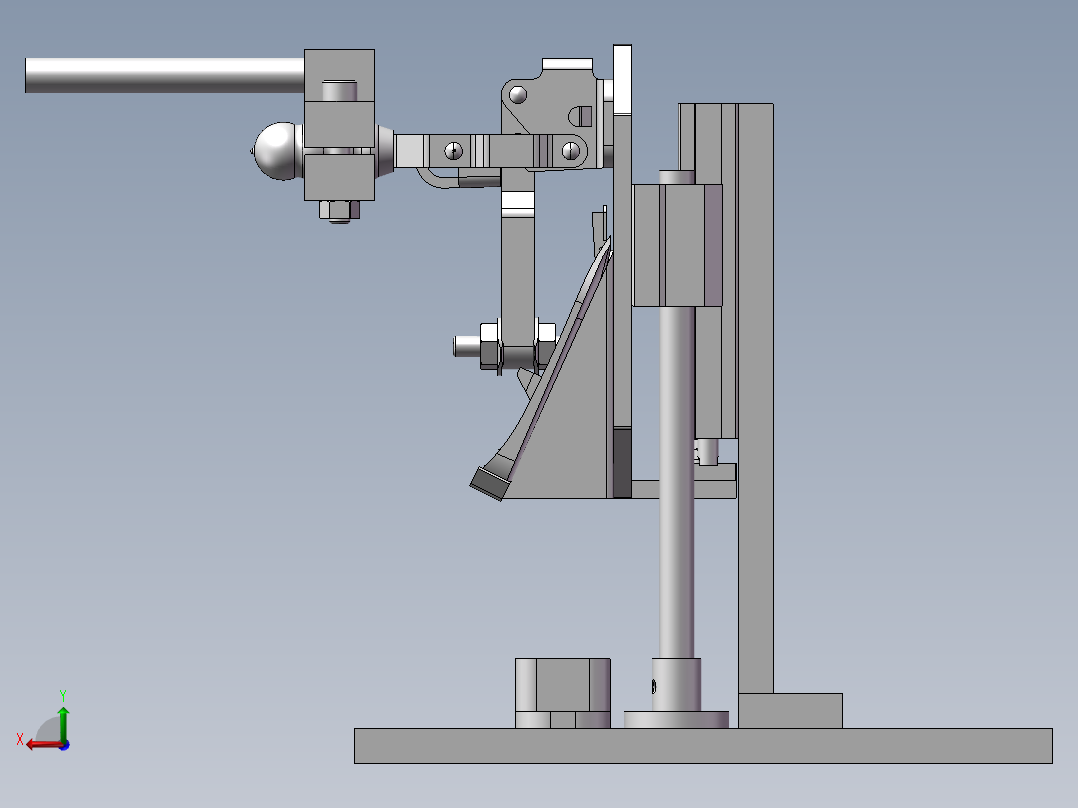 组装压合机后视图