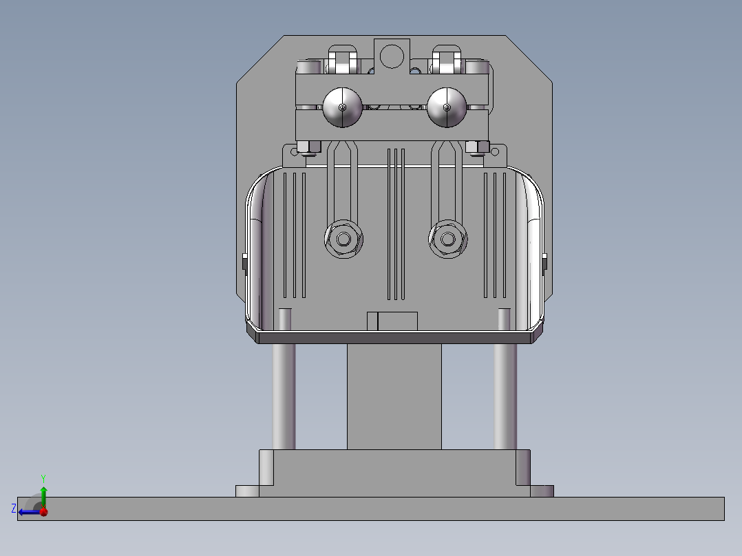 组装压合机右视图