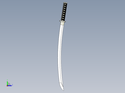 武士刀左视缩略图