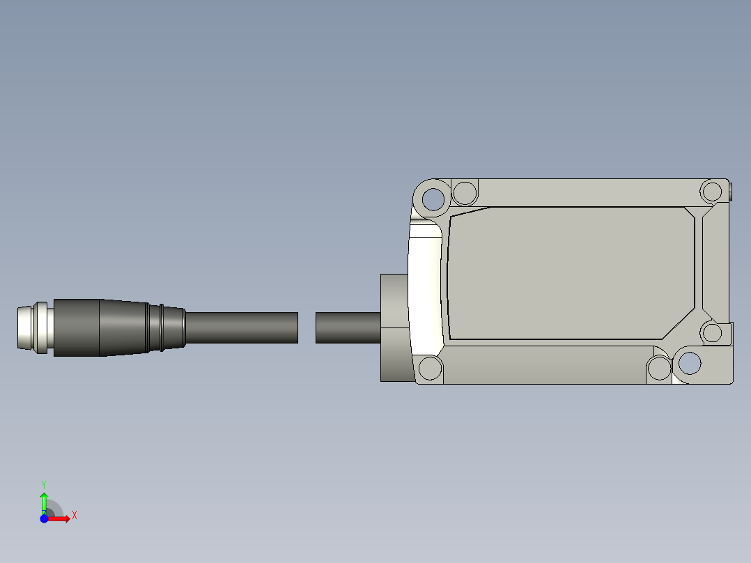 基恩士IG-010_T_kc图纸模型前视图