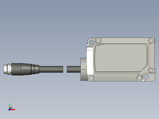 基恩士IG-010_T_kc图纸模型前视缩略图