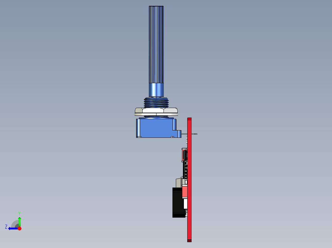 LED灯丝驱动器PCB右视图