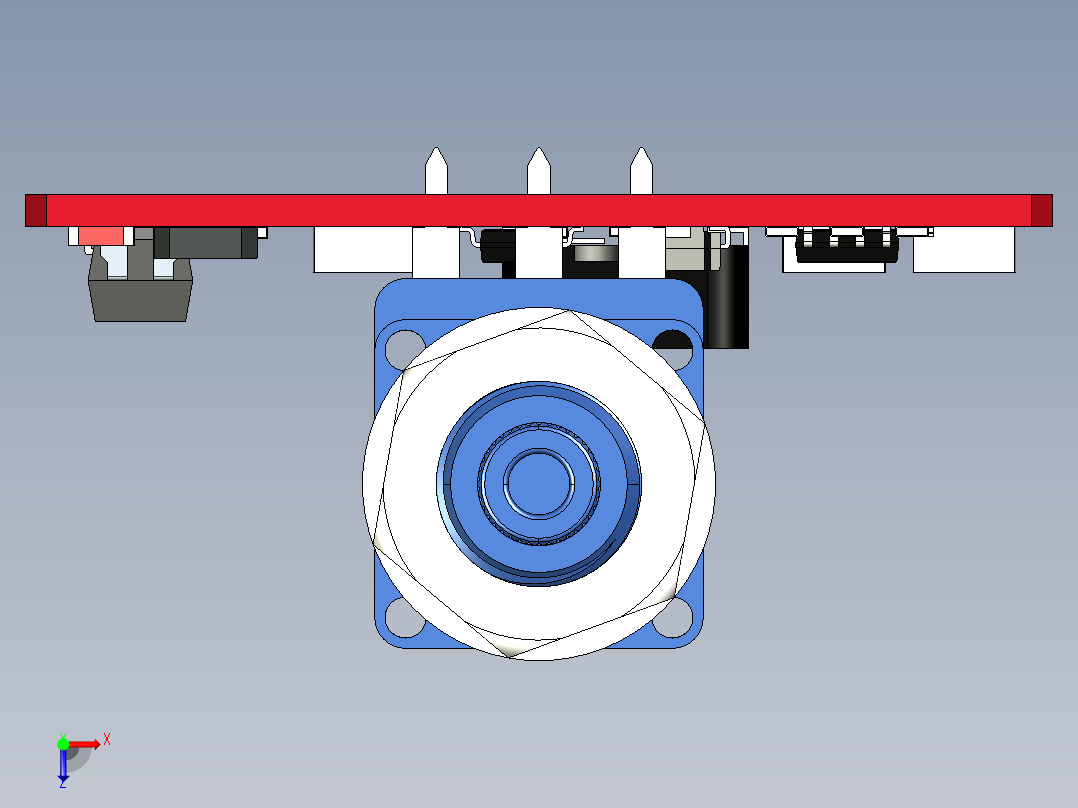 LED灯丝驱动器PCB俯视图