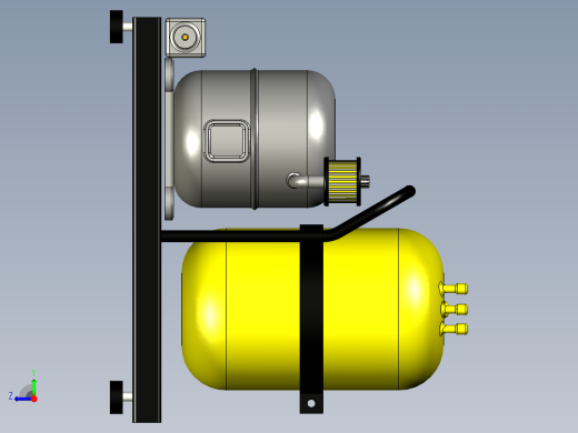 DIY喷笔压缩机--stp右视缩略图