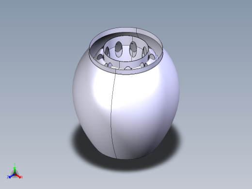 燃气轮机燃烧室---模型格式为 catia