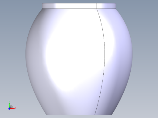 燃气轮机燃烧室---模型格式为 catia前视缩略图