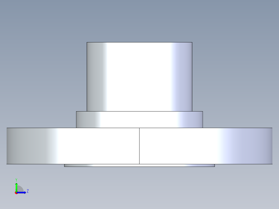CPVC管件28-Sch80_Flange Vanstone_SPIG_9856-020_2in左视图