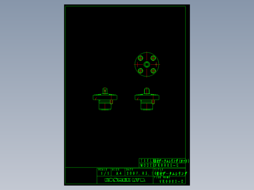 KOSMEKVK0080-C多系列多零件图纸模型多系列多零件图纸模型