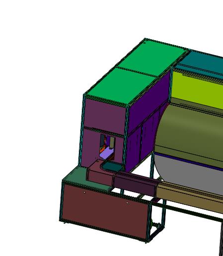 金属罐体喷涂揭膜机