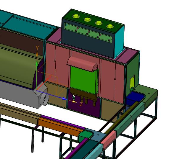 金属罐体喷涂揭膜机