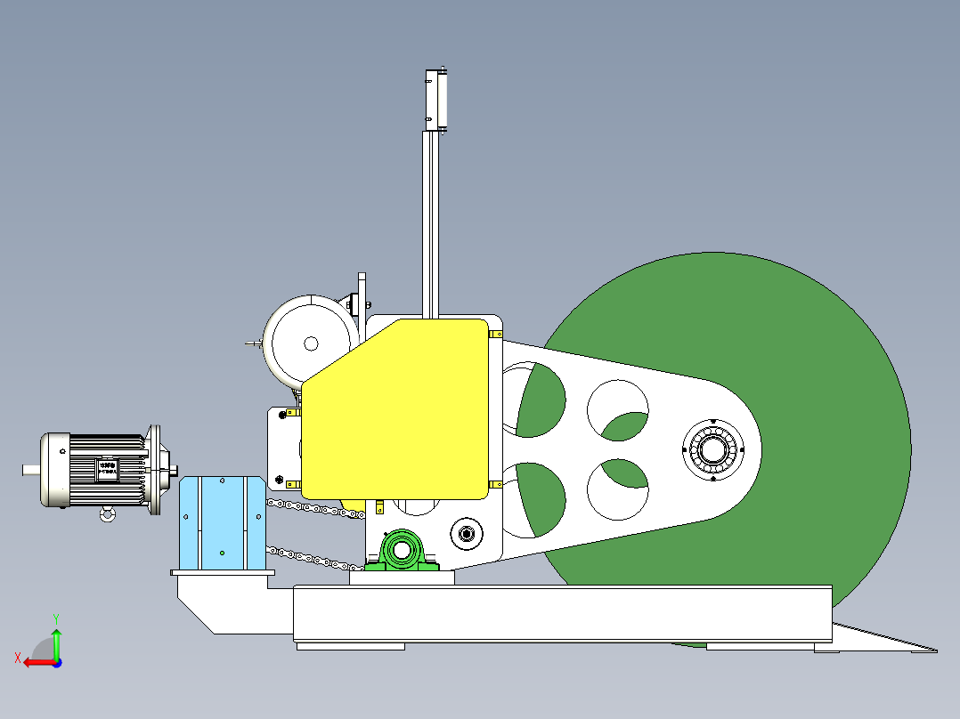 全自动放线机后视图