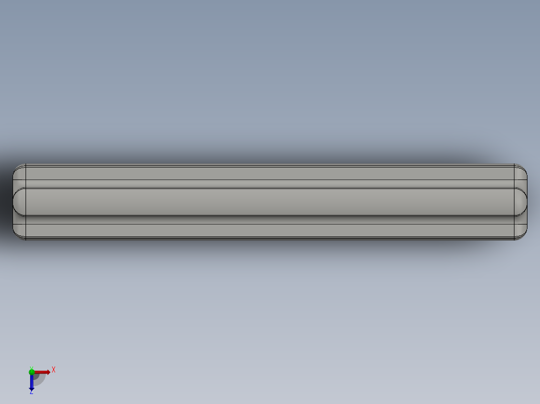 乐高机械组车桥-3705 White Technic Axle 4俯视图