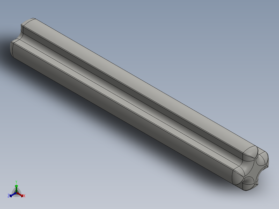 乐高机械组车桥-3705 White Technic Axle 4正等轴测图