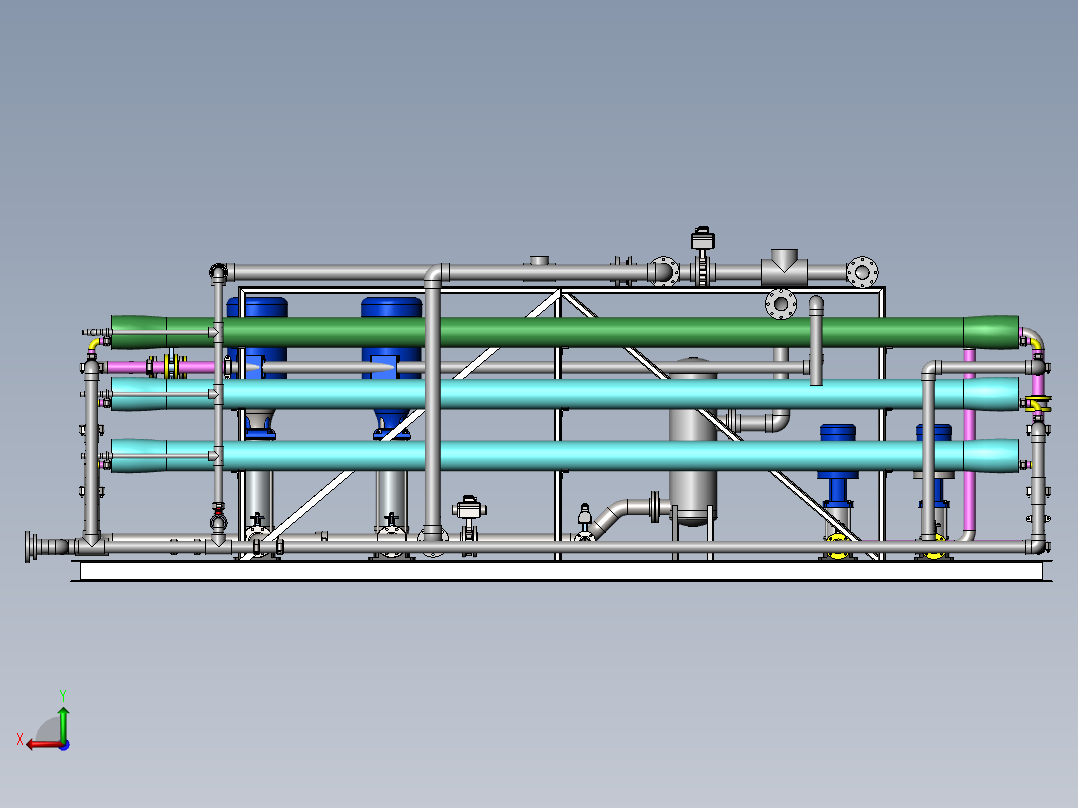 反渗透系统sw16后视图