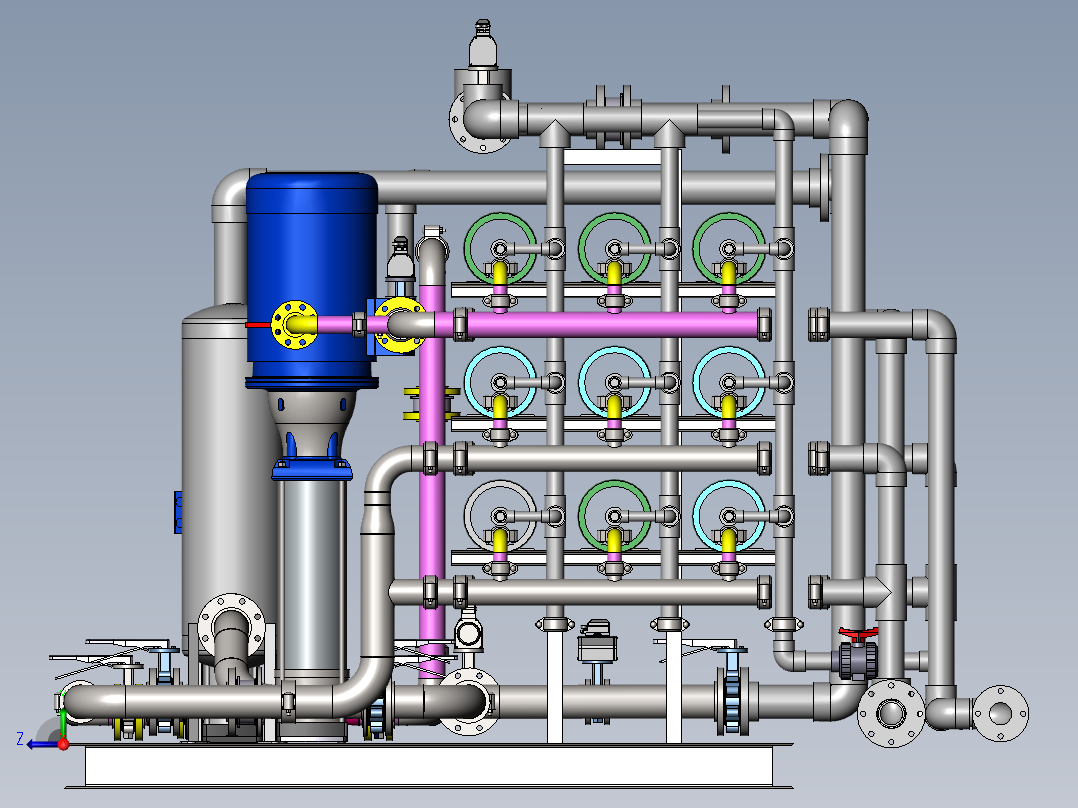 反渗透系统sw16右视图