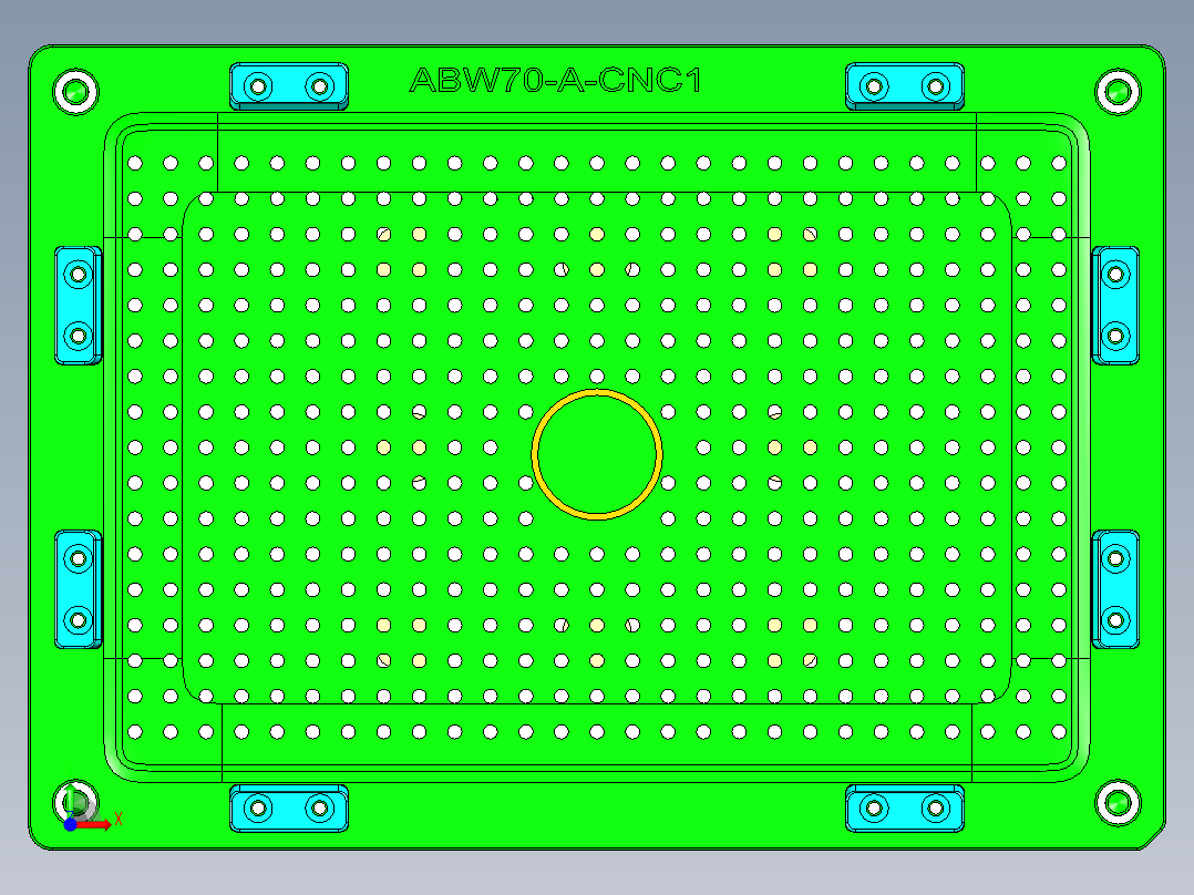 ABW70-A-CNC1笔记本CNC工装夹具三维模型-1203前视图
