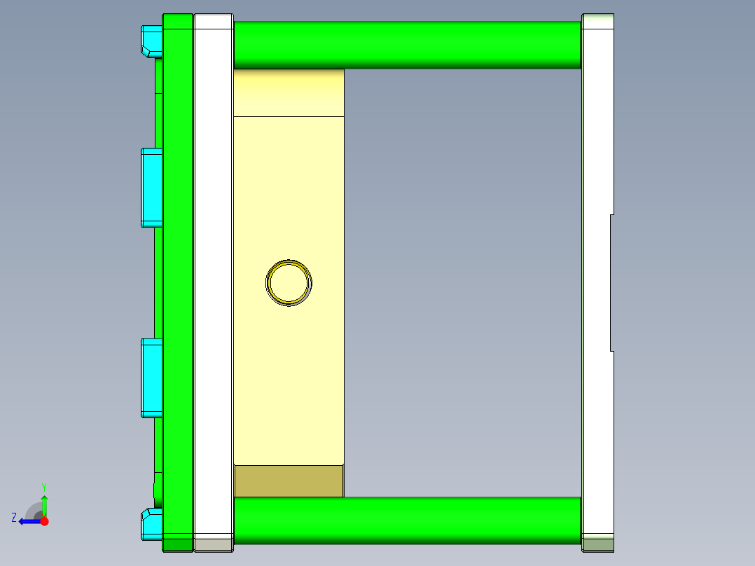 ABW70-A-CNC1笔记本CNC工装夹具三维模型-1203右视图