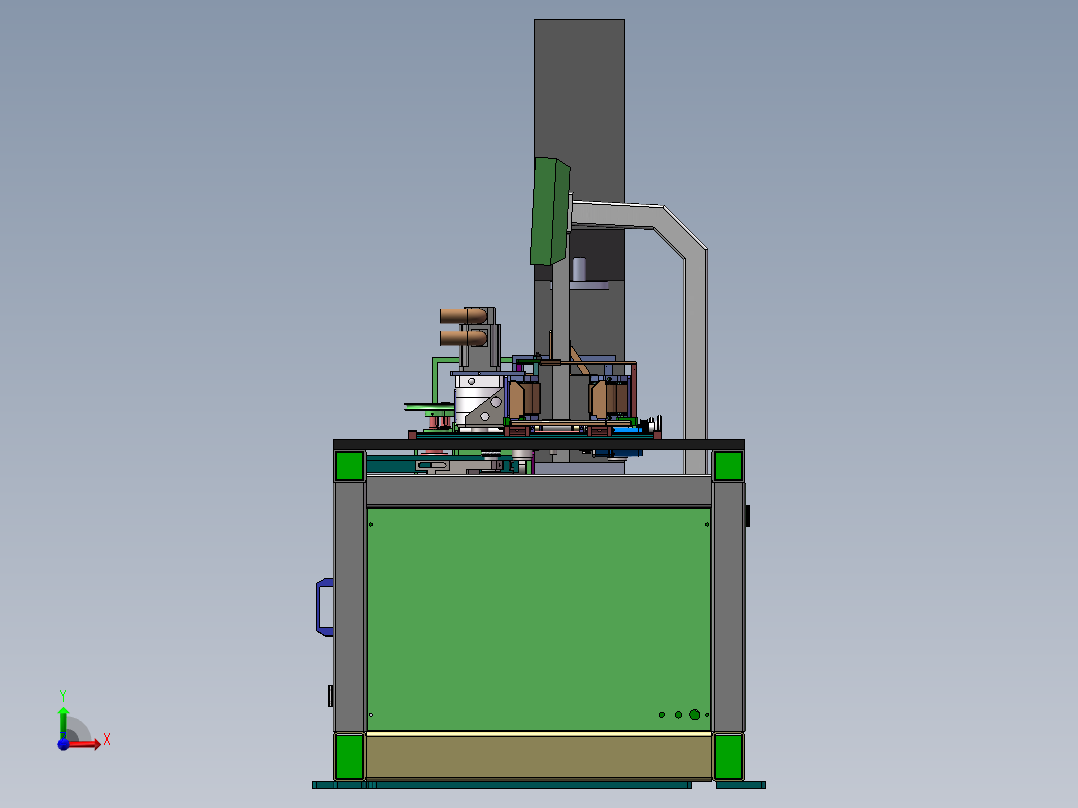 卫生纸卷纸自动切纸机SW17(含bom)前视图