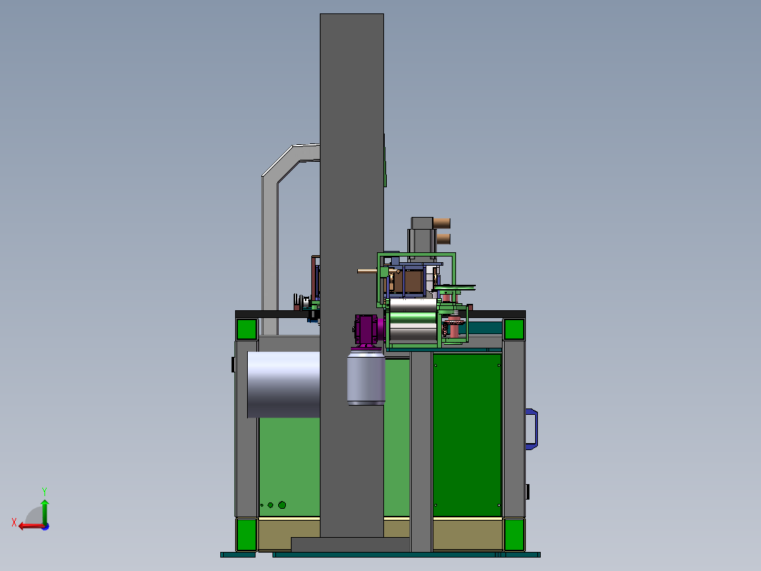 卫生纸卷纸自动切纸机SW17(含bom)后视图