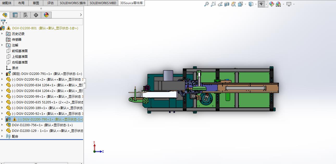卫生纸卷纸自动切纸机SW17(含bom)