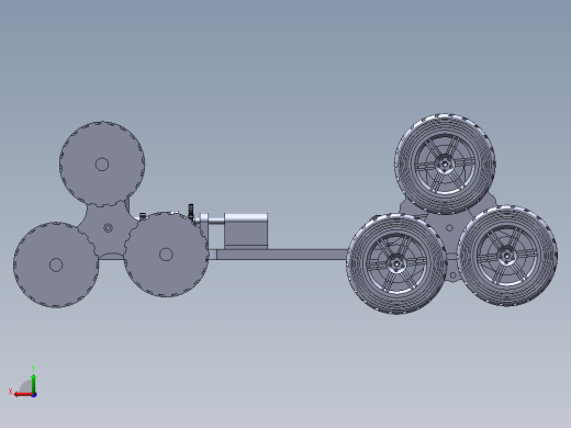 轮式自走型振动采摘机行走系统设计后视缩略图