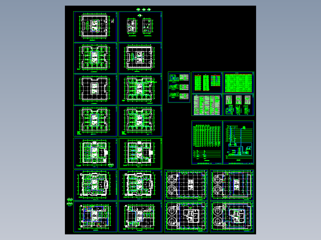 北京某大厦空调采暖图