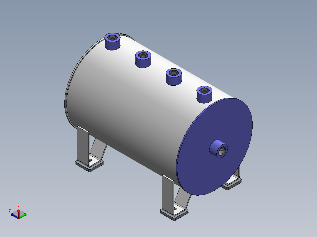 灌装机正等轴测图