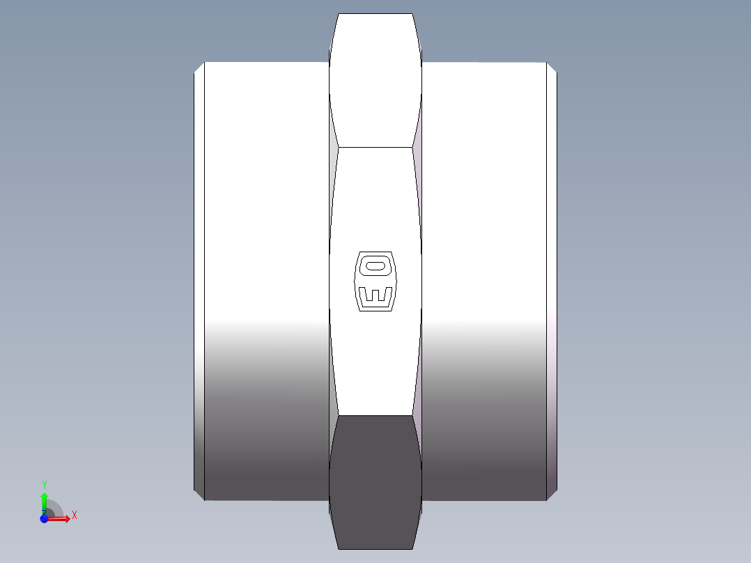 直通接头-G、1C-52前视图
