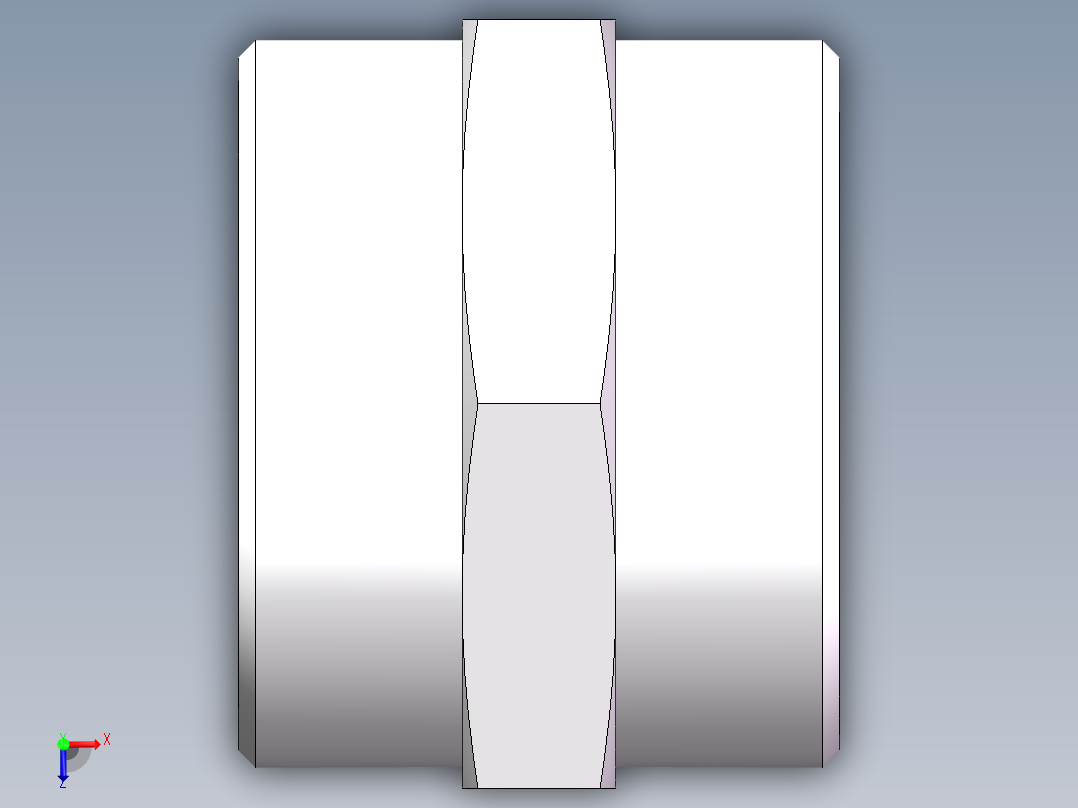 直通接头-G、1C-52俯视图