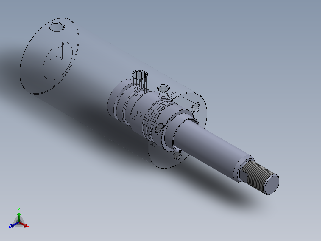 螺纹型液压缸 35x25x75.5 mm .snapshot.1