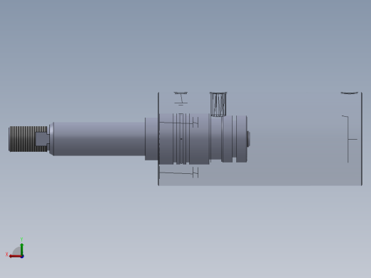 螺纹型液压缸 35x25x75.5 mm .snapshot.1后视缩略图
