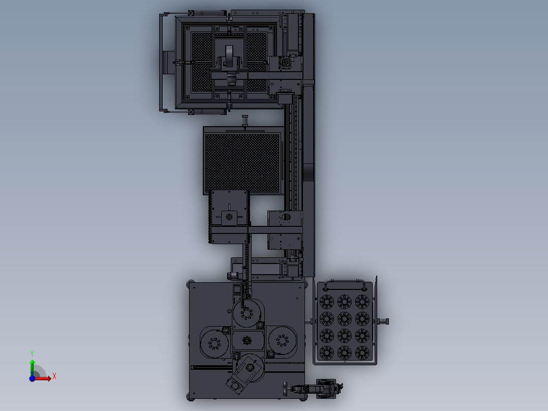 泵内铜套智能装配装备前视图