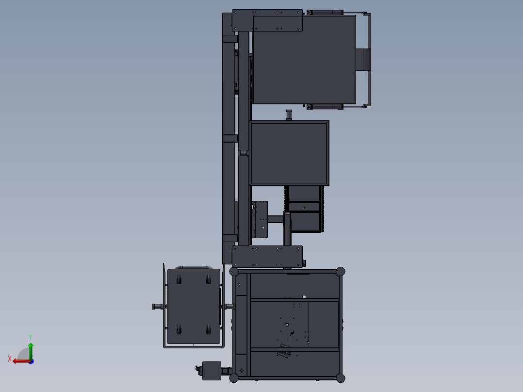 泵内铜套智能装配装备后视图