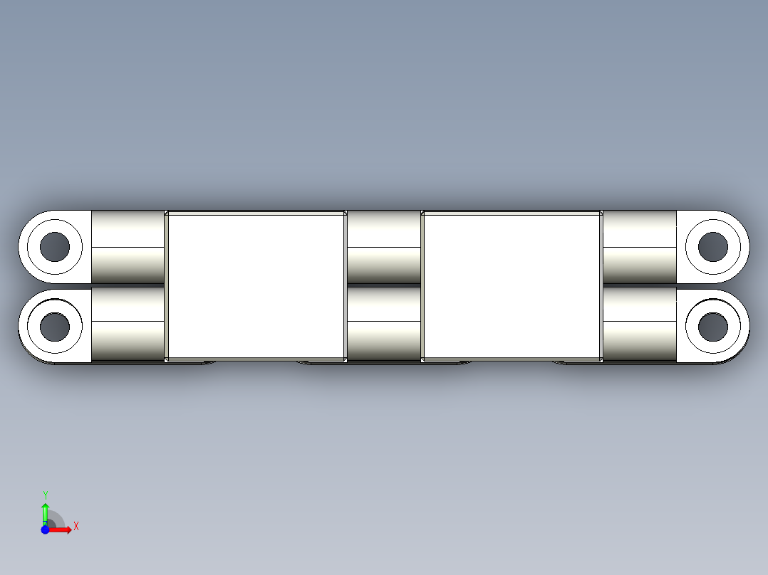 堆叠式铰链前视图