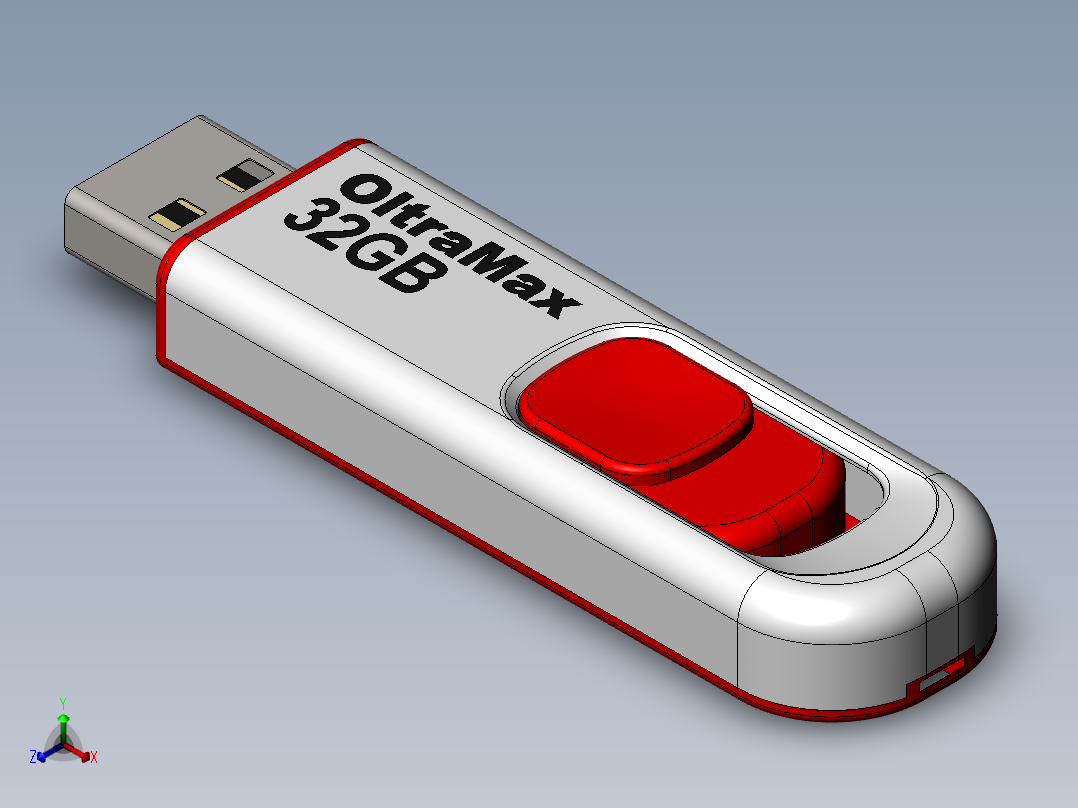 硬盘(20)正等轴测图