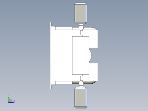升降照明灯左视缩略图