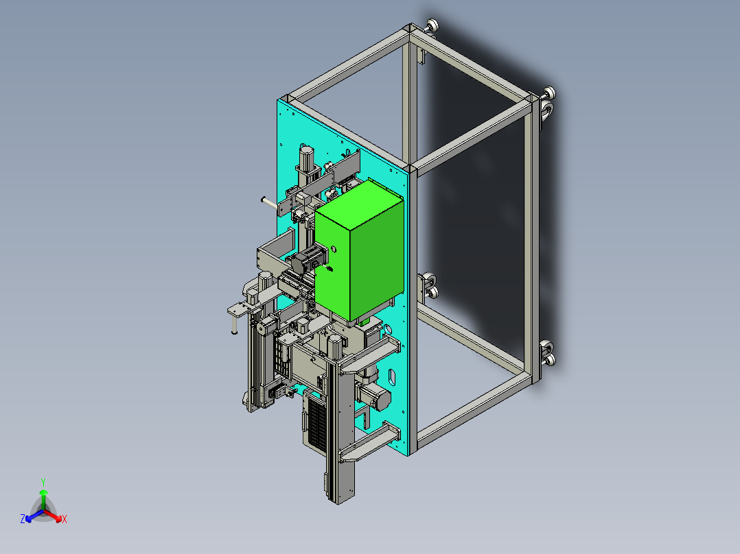 剥线压端子设备3D模型