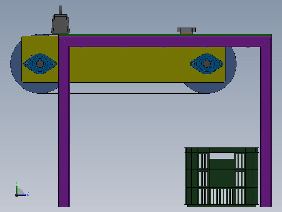 工作台basket-test-machine-v2-1.snapshot.6--sw左视图